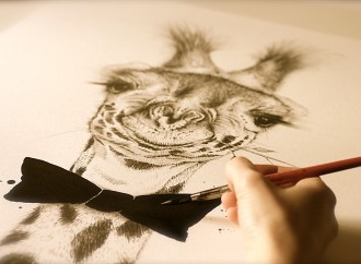 Alba López, la artista que humaniza a los animales