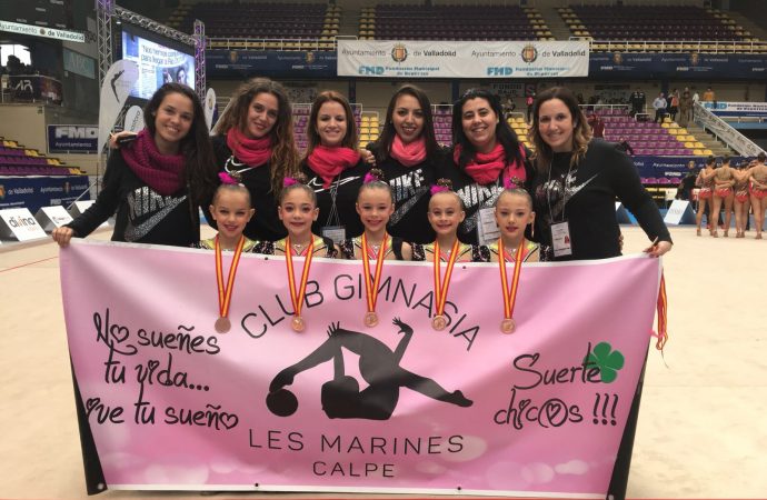 El conjunto Benjamín del Club Les Marines de Calp se proclaman Terceras de España