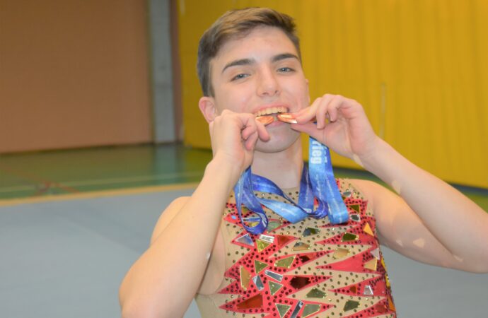 El gimnasta de Gata Sergi Buigues, entre los mejores de España en su categoría sénior