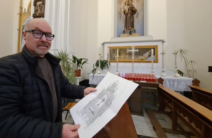 Así será el retablo del altar de San Antonio de la Iglesia Parroquial de la Puríssima Xiqueta de Benissa