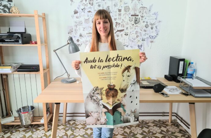 Alba López Soler ilustra la campaña del Día Internacional del Libro de la Fundació Bromera
