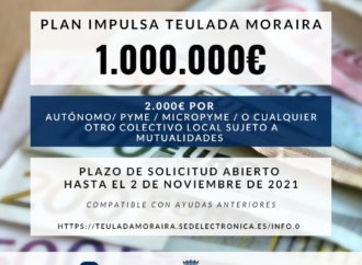 Teulada Moraira destina un millón de euros de ayudas para el “Plan Impulsa”