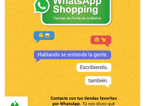 Las tiendas de Portal de la Marina estrenan nuevo servicio de WhatsApp Shopping