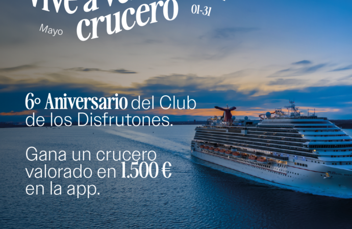 Sorteo de un crucero por el Mediterráneo para celebrar el 6º Aniversario del Club de los Disfrutones