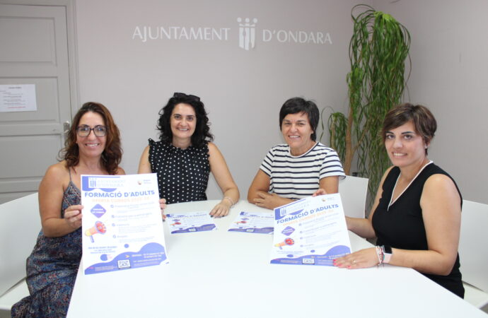 Nova oferta de cursos de formació per a persones adultes 2025-26 a Ondara