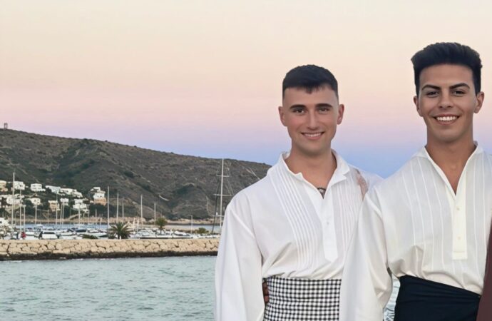 Daoud Jalfaui y Xavier García, máximos representantes de la Comisión de Fiestas de Moraira 2026