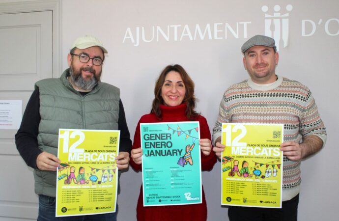Ondara estrena a febrer “12 Mercats” a la plaça de Bous per impulsar el comerç local