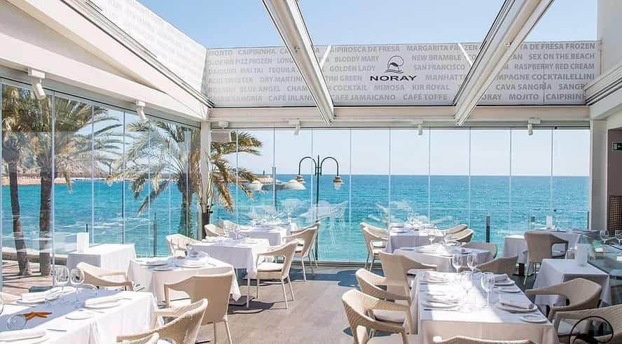 Restaurante Noray de Jávea con vistas al mar