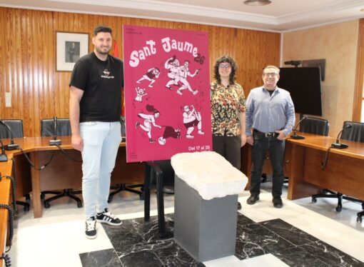 Laura Zaragoza crea la portada del llibre de les festes de Sant Jaume 2026