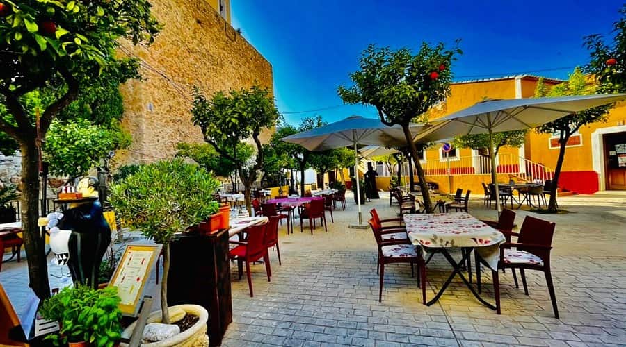 Imagen de terraza para comer en Calpe, Costa Blanca