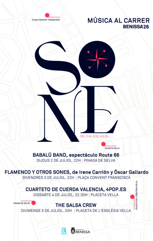 Cartell SONE 2026 Benissa