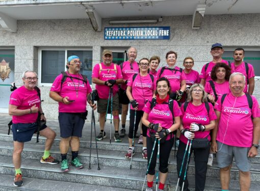 El Club de Marcha Nórdica La Solana continúa avanzando en el Camino de Santiago